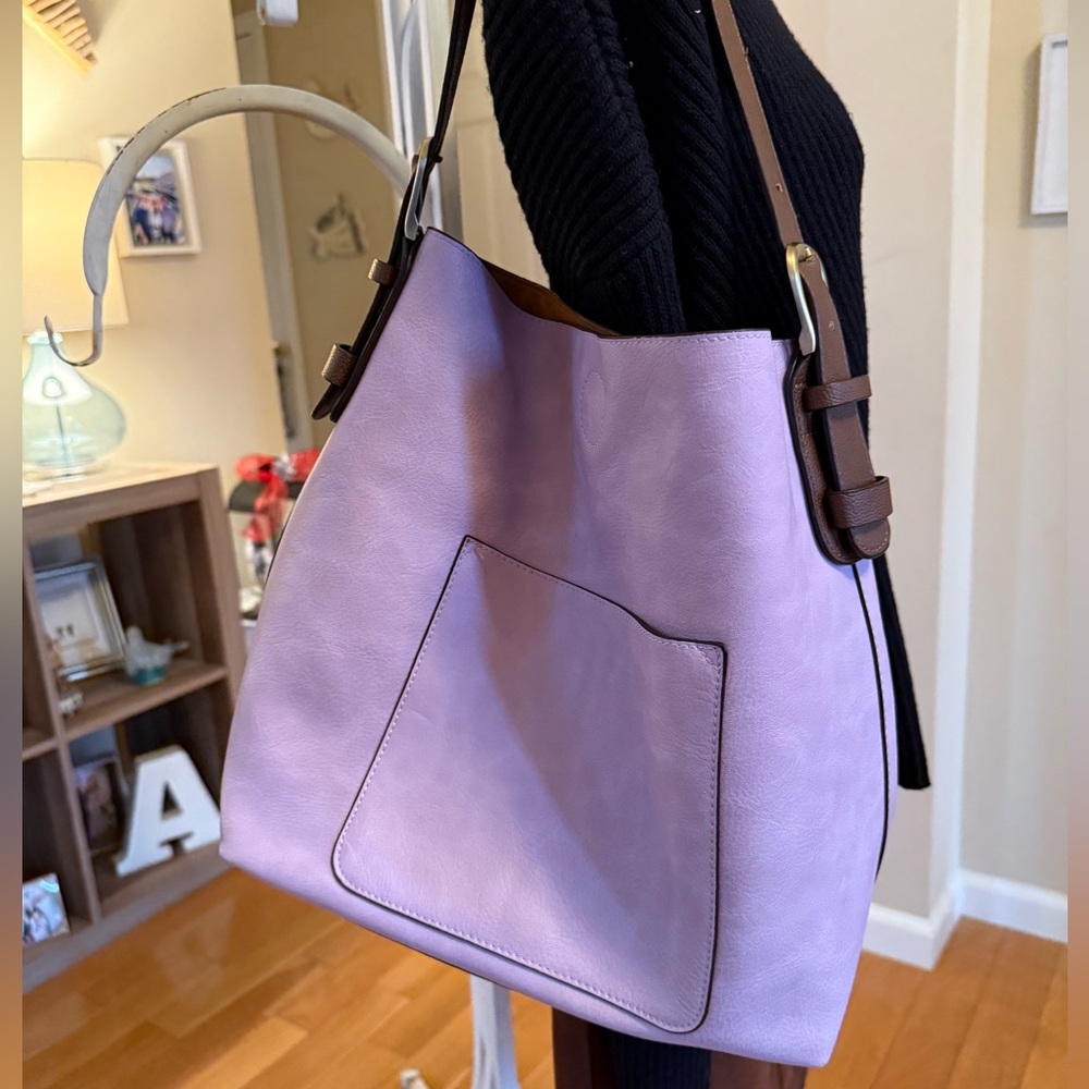 Joy Susan Soft Lavender Hobo Bag